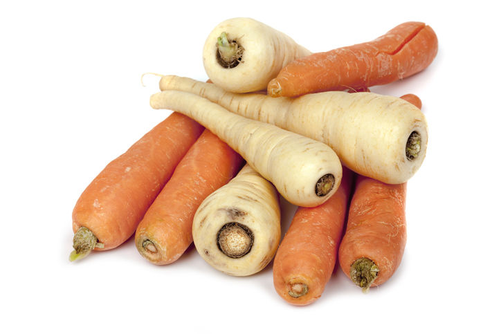 carrots and parsnips